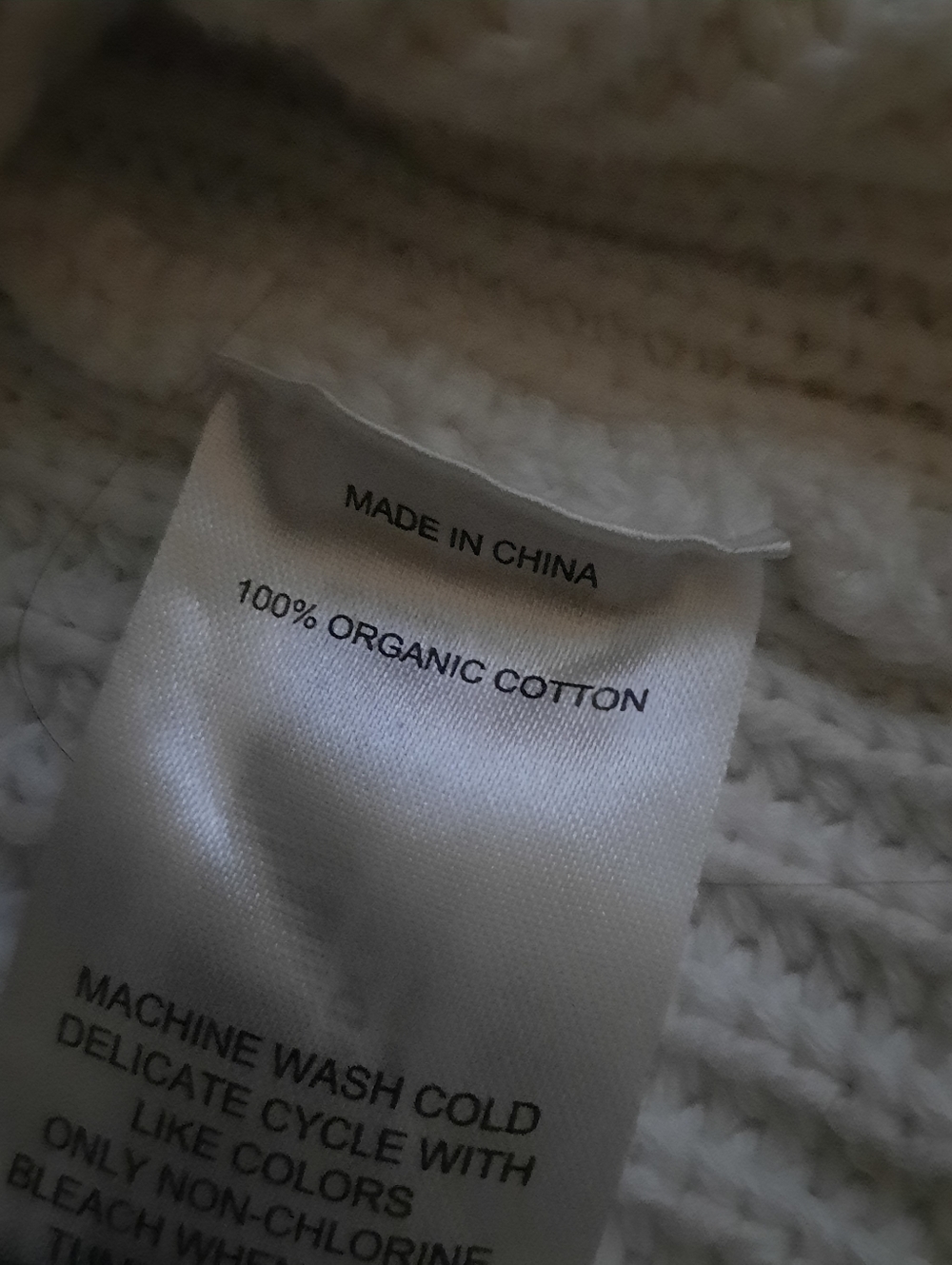 Quince Cream Ribbed Crewneck Sweater - Picture 2 of 2